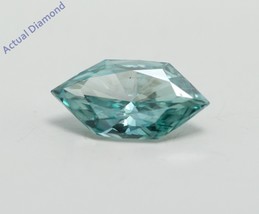 Marquise Duchess Loose Diamond (0.6 Ct Blue(Irradiated) VS1) IGL  - £690.61 GBP