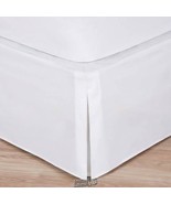 Wrap-Around Tailored 14&#39;&#39; Bedskirt White Full - $26.02 CAD