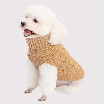 Winter Fashion Pet Sweater Vest High Collar Dog Sweater Soft Vest for  Medium Do - £52.29 GBP
