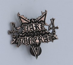 Dark Funeral Pin Brooch English Pewter Alchemy Poker Vintage 1998 - $39.73