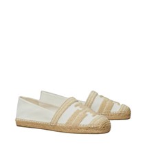 Tory Burch double t espadrille in Natural - size 6.5 - $134.64