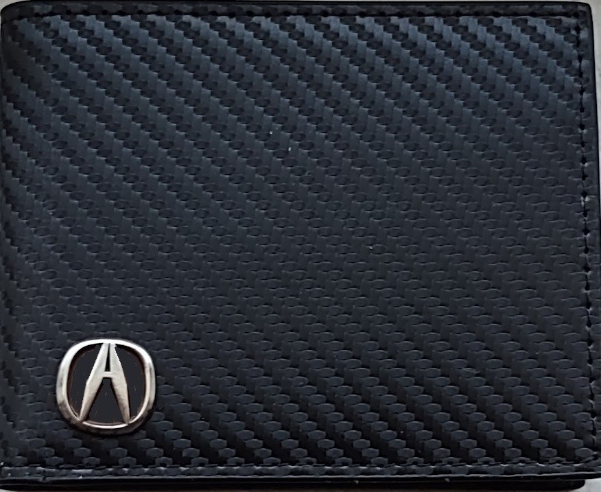 ACURA  WALLET Carbon Fiber Faux Leather - $49.00