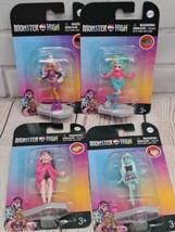 (Lot Of 4) Monster High GHOULS Mini Collectible Scary Cute Figures New - $14.50