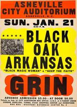 Black Oak Arkansas - Grin - 1973 - Concert Magnet - £9.58 GBP