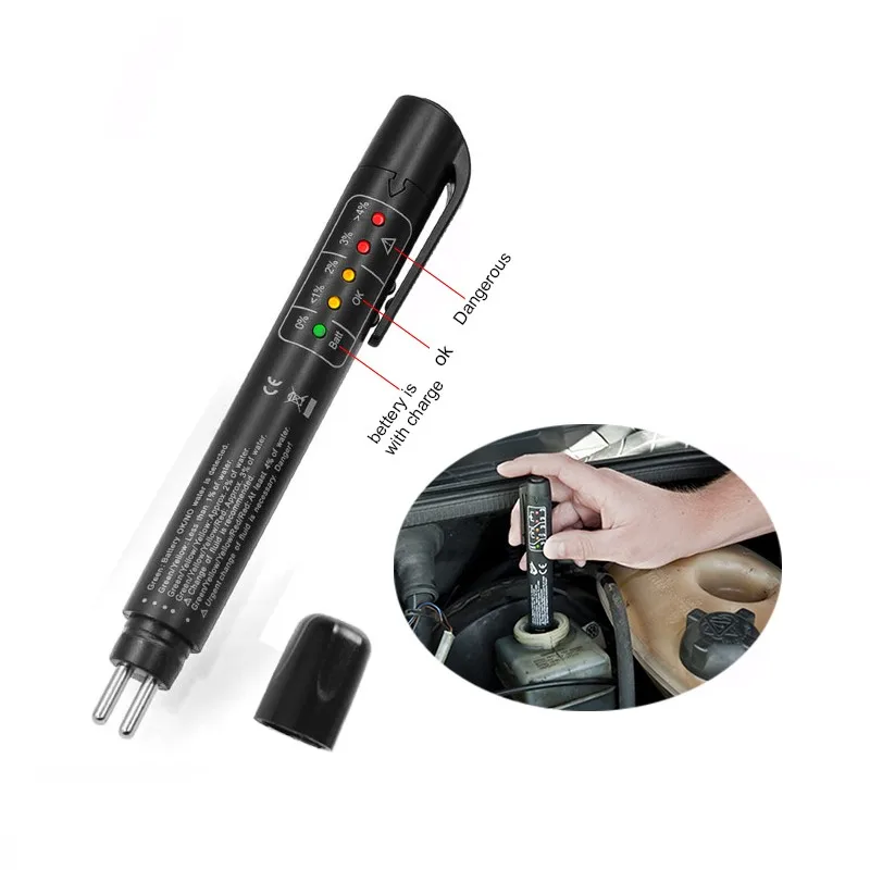 New ke Fluid Liquid Tester Pen With 5 LED Car Auto Vehicle Tools Diagnostic Tool - £76.17 GBP