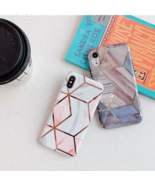 Gray, Pink, Purple,White Geometric Marble Case Cover for iPhone 11, Pro,... - $13.67 CAD