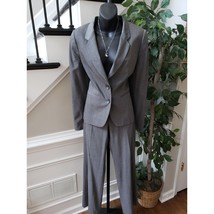 Luxe The Limited 2 Piece Suit Womens Size 6 Gray Lined Single Breasted 2... - $64.35