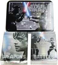 Star Wars Weapons &amp; Battles Illustrated Double Deck Playing Cards in Tin - £10.85 GBP