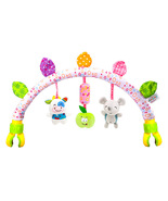 baby bed clip colorful rainbow forest animal toy wind ring pendant  - £20.71 GBP