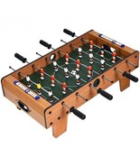 27 Inch Foosball Table Mini Tabletop Soccer Game - Color: Brown - $67.75