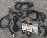 Audio Cable Cords Interconnectors Assorted  Lot As Is - $42.91