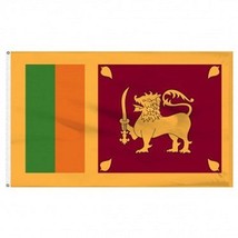Srilanka Nylon Flag 4&#39;x6&#39; - £76.62 GBP