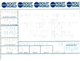 Vintage Moteur Ville Reunion Ticket Stub Novembre 21 1984 Detroit Michigan - £43.45 GBP