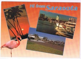 Florida Postcard Sarasota Multi View  - £2.32 GBP