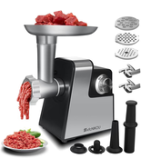 Electric Meat Grinder, 2800W Max Sausage Stuffer,Stainless Steel Meat Mi... - $1,394.37 MXN