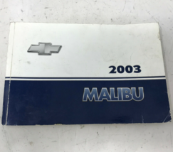 2003 Chevrolet Malibu Owners Manual OEM B02B36090 - $22.49