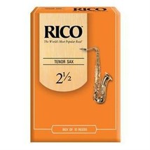Rico by D&#39;Addario Tenor Sax Reeds - Strength 2.5, 10-pack - £36.95 GBP