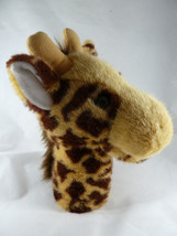 Vintage 1987 Dakin Giraffe Hand Puppet 12&quot; Plush Stuffed Toy Animal - $14.83