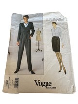 Vogue Sewing Pattern 1998 Geoffrey Beene Misses Jacket Blouse Skirt Pants 12-16 - £9.58 GBP