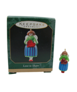 Hallmark Keepsake Mini Ornament Love to Share Christmas Holiday Handcraf... - £12.05 GBP