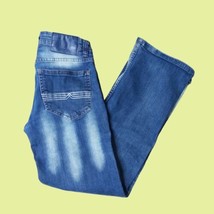 Buffalo Jeans Mid Rise Straight Leg Stretch Women Size 12x27L Medium Wash a - $9.46