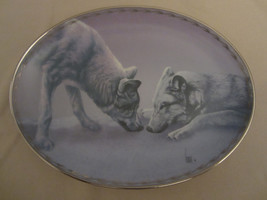 Wolf Collector Plate Gentle Approach Lee Cable Nature's Tenderness #4 Wolves - $29.00