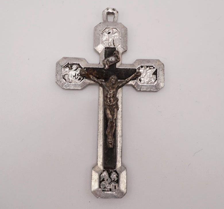 Primary image for Religioso Jesús Cruz Crucifijo Aluminio Estaciones De la Cruz