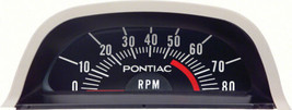 OER Hood Tachometer 5500 Red Line 6 Cyl Point Ignition For 1968 Pontiac Firebird - £192.29 GBP