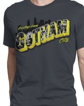 Batman Greetings from Gotham City with Collage Images T-Shirt NEW UNWORN - £13.91 GBP+