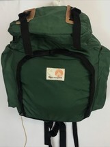 VTG Himalaya Nylon with Leather Bottom Internal Aluminum Frame Backpack Bag USA  - £54.17 GBP