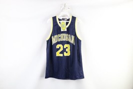 NOS Vintage 90s Boys XL Spell Out University of Michigan Baseball Jersey Fab 5 - £46.42 GBP