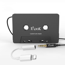 Cassette Aux Adapter Kit For Car, Includes One Smartphone To 3.5 Mm Head... - £27.17 GBP