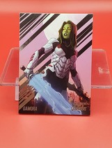 2022 Upper Deck Marvel Fleer Ultra Avengers Silver Foil #23 Gamora - £2.35 GBP