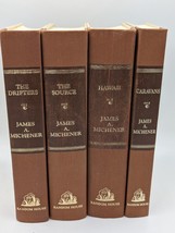 Lot (4) Vintage James A Michener Random House Books Brown Spines 1950’s - 70’s - £19.53 GBP