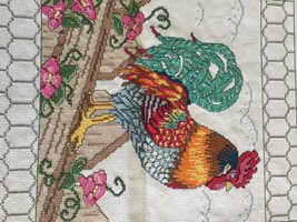 Vintage Needlecraft Embroidery &quot;Mr. Rooster&quot; Chart Size 15 W 18.5 L - £40.77 GBP