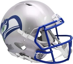 Seattle Seahawks 1983-2001 Nfl Throwback Full Size Speed Replica Football Helmet - £105.72 GBP