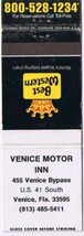 Florida Matchbook Cover Venice Best Western Motor Inn - £1.56 GBP