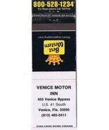 Florida Matchbook Cover Venice Best Western Motor Inn - $1.97