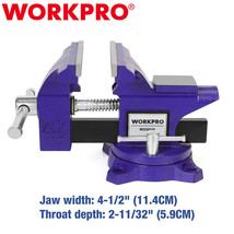 WORKPRO 4-1/2&quot; Bench Vise - Versatile Vice for Workbench, Pipe and Home ... - £72.36 GBP