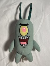 SpongeBob SquarePants Plankton 9” Plush Nickelodeon Embroidered.  Stuffed Toy - £11.44 GBP