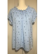 Pink K  Short-Sleeved Sleep Shirt Pajama, Medium - NWOT - £4.73 GBP