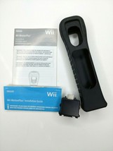 Nintendo Wii Motion Plus Adapter Black RVL-026 &amp; Sleeve RVL-027 OEM Genuine - £14.81 GBP