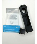 Nintendo Wii Motion Plus Adapter Black RVL-026 &amp; Sleeve RVL-027 OEM Genuine - £14.76 GBP