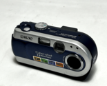 Sony Cyber-shot DSC-P20 1.3MP Compact Camera Body Blue Tested &amp; WORKS!!!! - $29.69