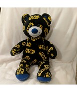 Build A Bear Star Wars Logo Teddy 17&quot; Black Yellow &amp; Blue Plush Collecti... - $18.69