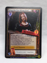 Foil Who Do You Work For? Buffy The Vampire Slayer Trading Card - $9.89