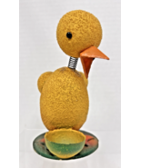 Vintage Paper Mache Easter Duck Nodder Candy Germany 5.5" US ZONE 1945-1... - $54.45