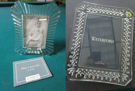 Waterford Crystal Picture Frames Nib Original Pick One 1- - £33.27 GBP+