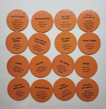 1968 What Shall I Be Board Game Replacement Round Subject Cards - $9.89