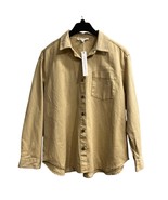 Jane &amp; Delancey Shirt Womens XL Tan Denim Button Down Shacket Outdoor Go... - $38.26 CAD